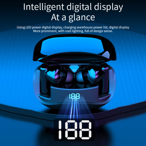 Real Active Noise Cancelling ANC + ENC Mate60 Earbuds - BT V5.3 - HD Call, Music, Game Earbud - Image 8