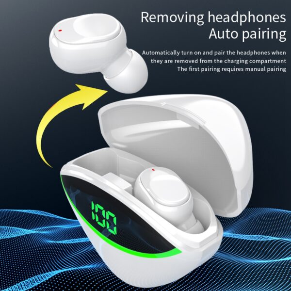 New Y-One Earbuds - Upgraded BT 5.3 Tws Pure Bass - Stylish Earbuds - Image 4