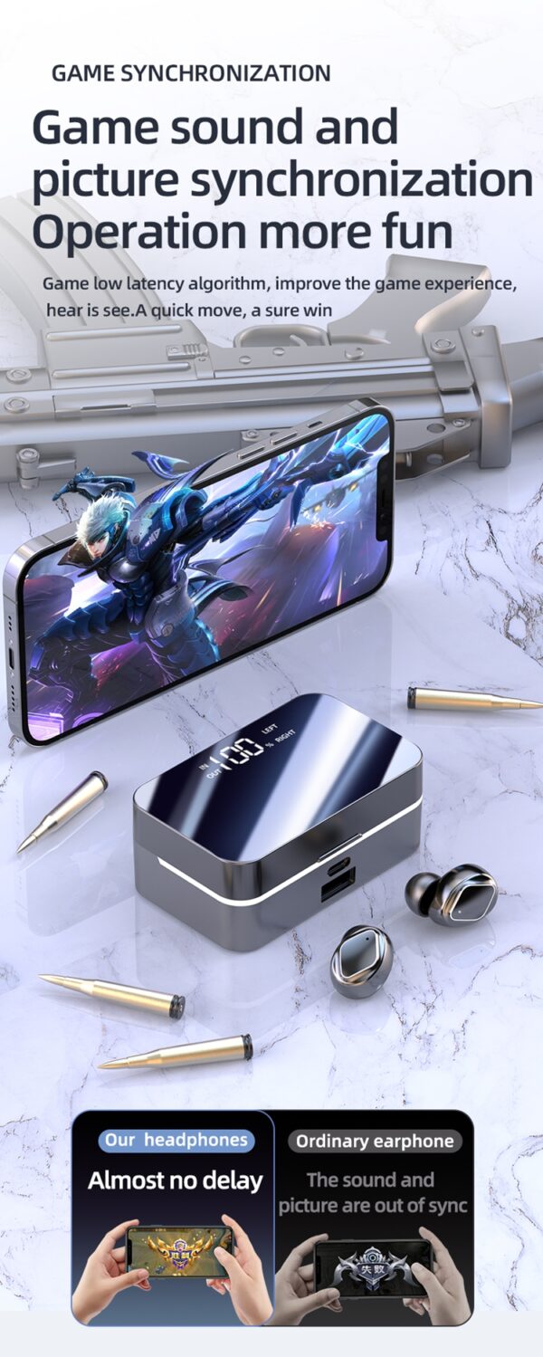 S30 TWS - BT V5.4 - HiFi Earbuds - 200+ Hours Backup Original Earbuds - Image 6